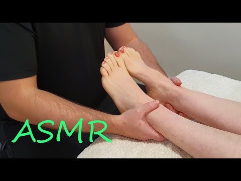 [ASMR] Foot Massage to Relax Aching Feet [no Talking][Massage Sounds]