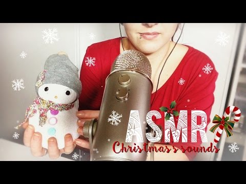 ASMR Français ~ Christmas's sounds / Sons de Noël * Tapping, Scratching, whispers