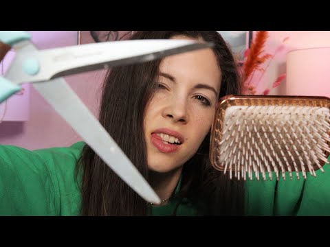 ASMR - FASTEST & Most CHAOTIC Haircut Of Your Life! 😆✂ (Intense Sounds)