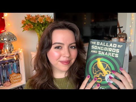 ASMR Book Review ✨ | The Ballad of Songbirds and Snakes 🕊️🐍