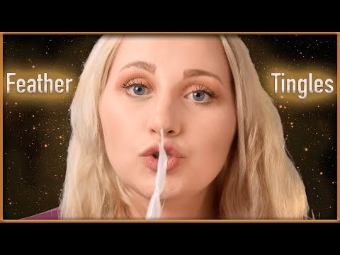 Personal Attention ASMR | Gentle Feather Tingles - Shh Whispers...