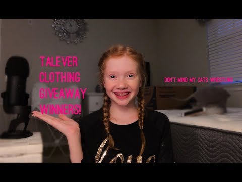 Talever Clothing Giveaway Winners!