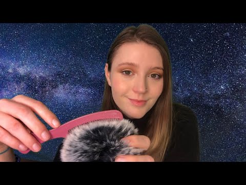 ASMR Fluffy Mic Brushing and Combing