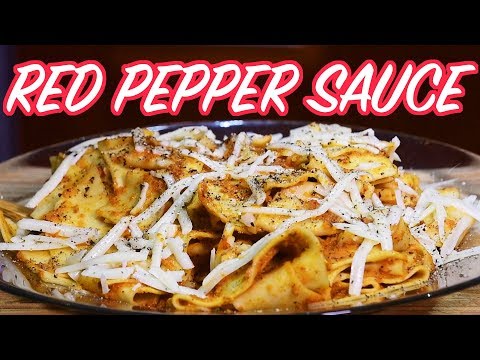Quick n' Easy Roasted Red Pepper Pasta Sauce * Vegan ! * ASMR Recipe 먹방