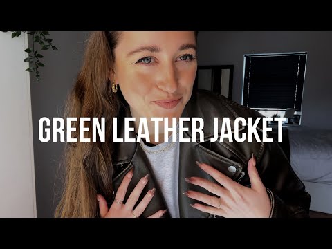 ASMR | Leather Jacket & Leather Leggings Outfit sounds