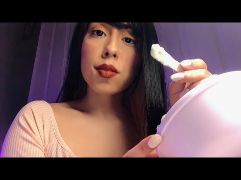 ASMR Waxing Your Mustache & Eyebrows (Cleaning & Moisturizing) Personal Attention