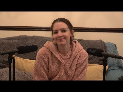 ASMR soft speaking - tapping, cosy
