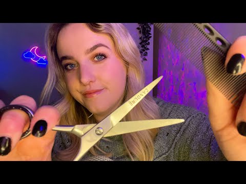 ASMR | Haircut Role Play ✂️ [Soft spoken, Scissor and Brushing Sounds]