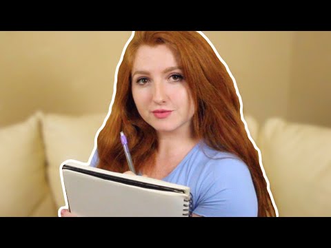 ASMR Sketching and Coloring You Roleplay - Whispering, Writing, Touching