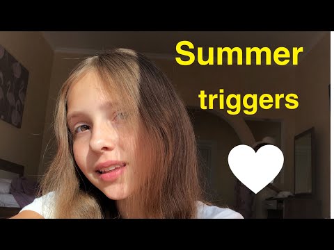 АСМР Летние триггеры ☀️ | 100 % МУРАШКИ | ASMR Summer triggers 🌊⭐️