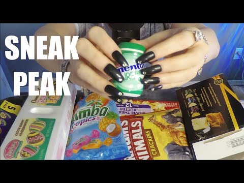 ASMR Gum Chewing Going Through Empties | SNEAK PEAK