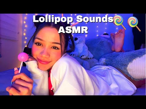 ASMR | Eating A Lollipop Sounds  (En Français)🇫🇷