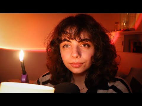 chill ASMR | spine trigger, book trigger, candle, toilet roll...