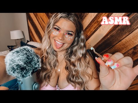 [ASMR] Girl Gives you a Rhinestone Makeover for Party (Euphoria Look) | Personal Attention ✨