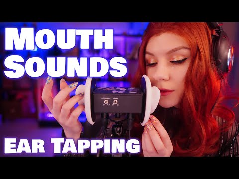 ASMR Mouth Sounds and Ear Tapping 💎 No Talking