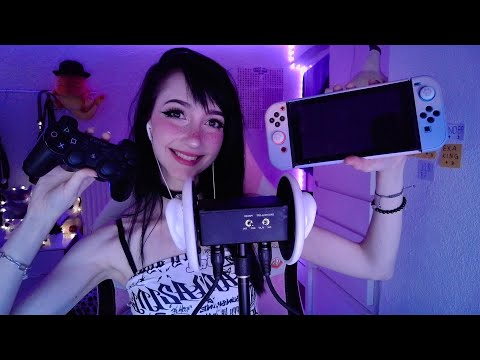 ASMR ☾ 𝒕𝒓𝒊𝒈𝒈𝒆𝒓𝒔 𝒇𝒐𝒓 "𝑮𝒂𝒎𝒆𝒓𝒔" 𝒍𝒐𝒍 [Button pressing on different consoles]