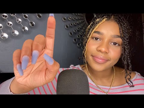 ASMR- Breathy Whispers 😴💓 (INAUDIBLE WHISPERING, MOUTH SOUNDS, WORD REPETITION, HAND MOVEMENTS) 🤏🏽
