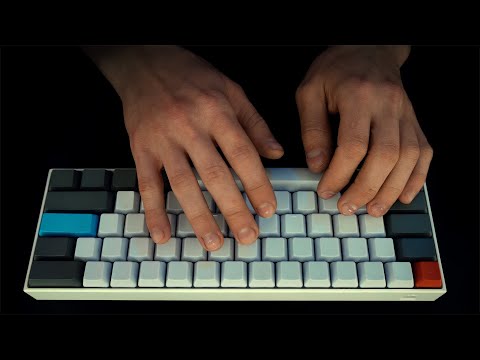 ASMR Sensitive Keyboard Typing Sounds