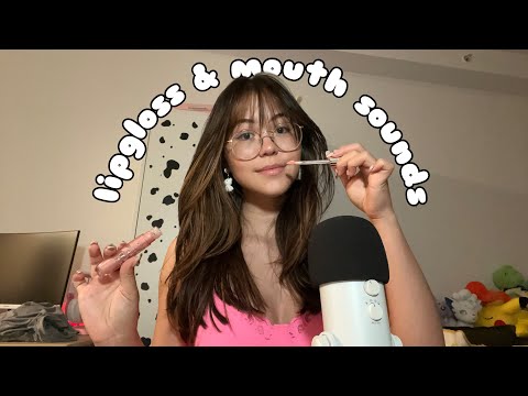 ASMR Lipgloss Application, Mouth Sounds, and Hand Sounds
