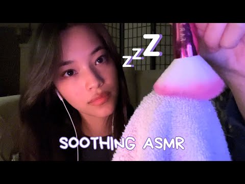 ASMR Fall Asleep Fast 💤 PERFECT Background asmr (mic brushing, mic scratching)