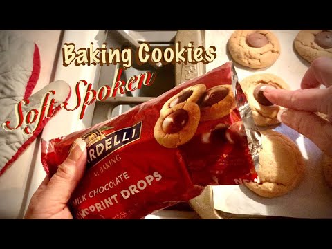 ASMR Baking cookies (Soft spoken) Homey sounds of measuring, stirring and crinkling bags.