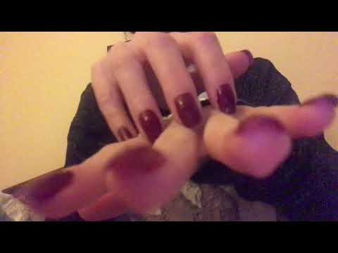 ASMR Touching your face and hand movements