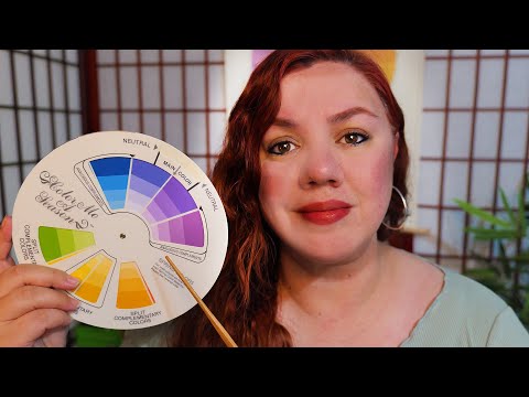 ASMR Ultimate Color Analysis For Summer Makeup roleplay