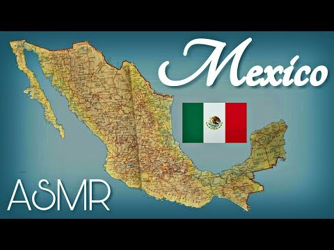 ASMR States of Mexico on Map with Pointer