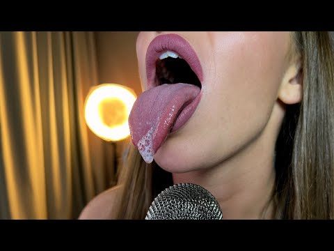 [4K] ASMR 25 minutes magic mouth sounds | lipstick, camera fogging, more lens licking and tongue