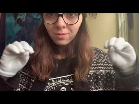 ASMR Close Up Hand Movements w/ Layered Sounds (Tongue Clicking, Flutters, Tapping, Shh, & More)🧤
