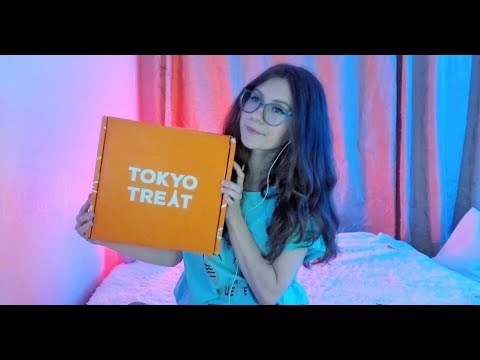 ASMR распаковка японских сладостей TokyoTreat / ASMR Unboxing Japanese Candy TokyoTreat