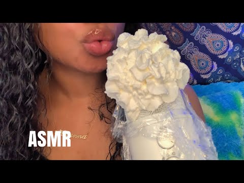 ASMR | Eating Whipped Cream! 🎙 🍦