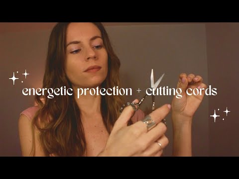 ASMR REIKI for energetic protection | cord cutting, hand movements, personal attention