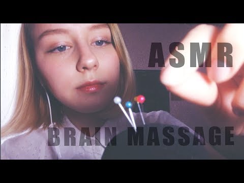 ASMR ACUPUNCTURE and BRAIN MASSAGE for TINGLES | АСМР Иглоукалывание и массаж мозга