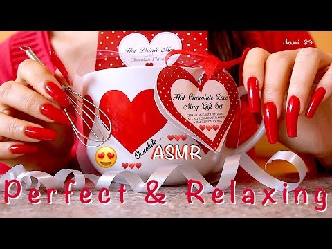 ❤️ Relaxing sounds after Christmas 😍 🎧 Perfect ASMR with RED TINGLES ❤️ Tapping a lovely MUG ♥️