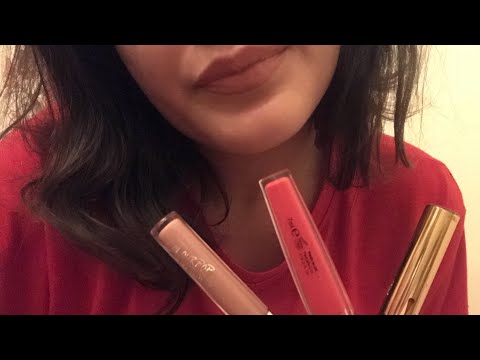 Lo-Fi ASMR Applying Lipgloss Roleplay (Tongue Clicking + Mouth Sounds)