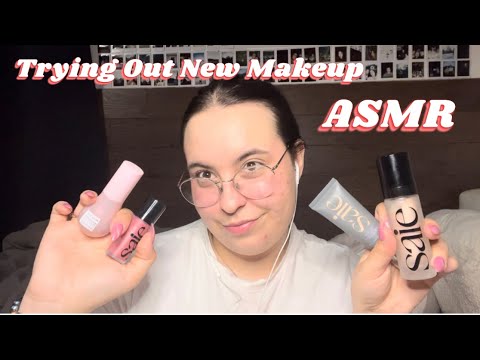 Doing My Makeup/Reviewing Makeup Products ASMR Whispering
