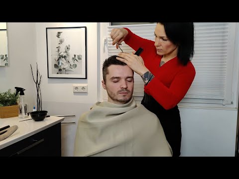 ASMR Hairdresser / Haircut Roleplay *(Fe)MaleASMR*