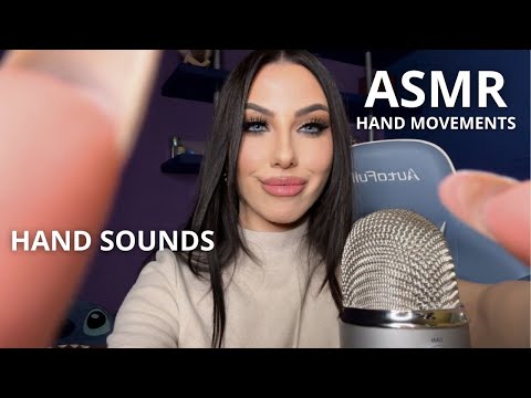ASMR - Hand Sounds & Hand Movements per dormire (fast and aggressive)