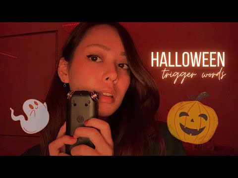 ASMR Tascam Trigger Words [Halloween Edition] 🎃 (with crisp, clicky whispers & möuth sounds) 👻