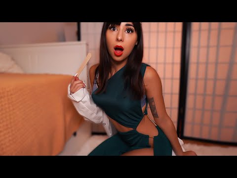 ASMR INAPPROPRIATE DOCTOR EXAM AT A PARTY (ur drunk) 🤪🍾 medical rolepaly, ear & cranial nerve