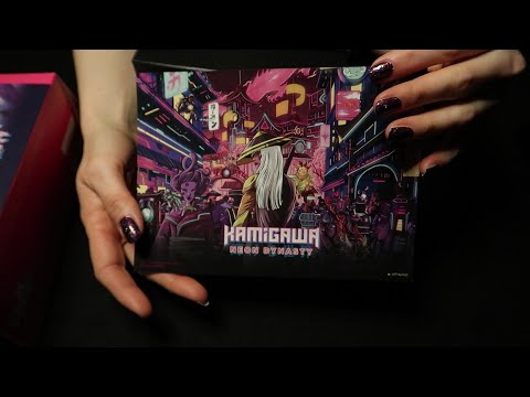 ASMR Magic: The Gathering Kamigawa Neon Dynasty Bundle unboxing ⭐ Card Sounds ⭐ Soft Spoken