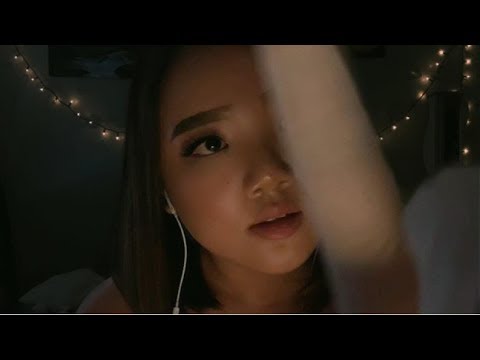 Tracing/Touching Your Face With Latex Gloves + Reassuring Words ♡ ASMR ♡ Personal Video