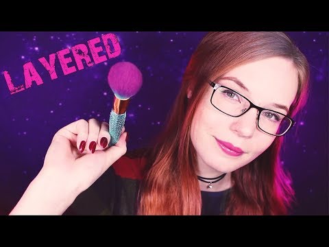 Intense ASMR Layered Sounds - Trigger Words, Brushing your Face, Ear Scraping and More