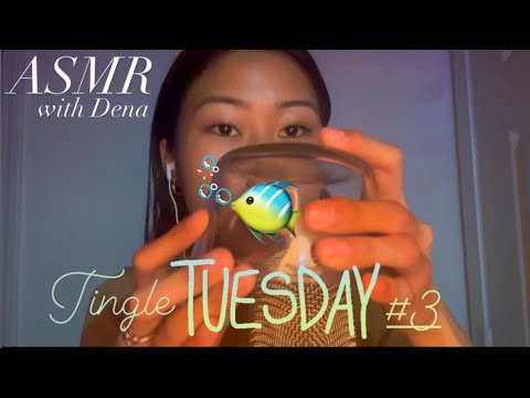 asmr - TT #3: spoolie nibbles & fishbowl trigger (inaudible whispers)