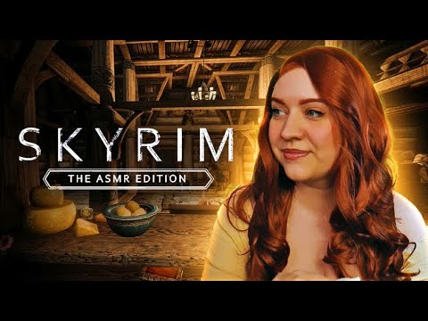 Skyrim ASMR Edition / Tavern Lady Cares For You 🌿 (Cooking, Personal Attention, etc)
