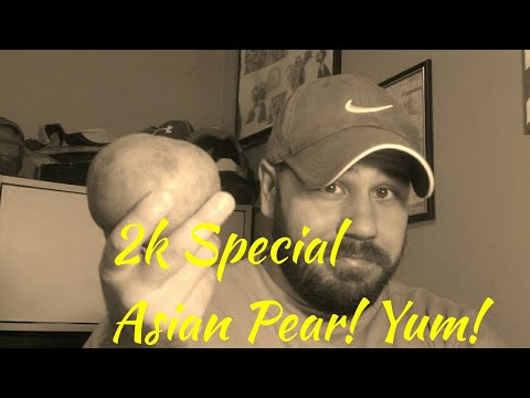 ASMR 2k Special Asian Pear Mukbang!