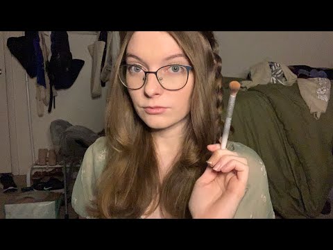 ASMR Doing your Hair and Makeup for the Renaissance Faire 🧚‍♀️ | whispered roleplay