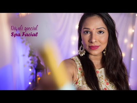ASMR| Preparing you for Diwali! Facial spa! Personal attention!
