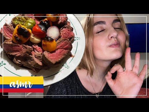 ASMR español - 🇨🇴Preparando LOMO AL TRAPO (receta colombiana) 🇨🇴- Cocinando con Ale ASMR :)